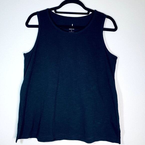 Jason Wu Tops - Jason Wu Black Scoop Neck Sleeveless Tank Top, Size Small